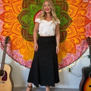 Liz Claiborne Skirts - Polka dot maxi skirt Liz Claiborne Skirts - Polka dot maxi skirt